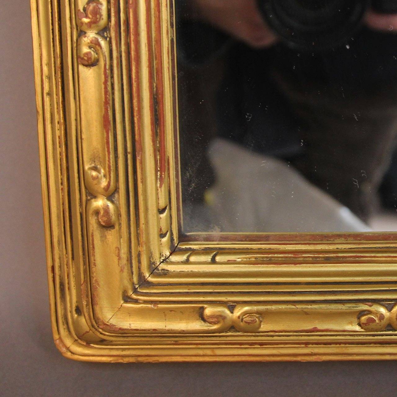 Late Nouveau Style Gilt Mirror 1
