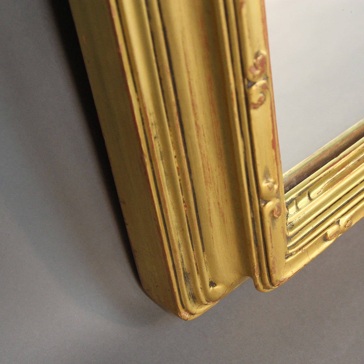 Late Nouveau Style Gilt Mirror 3