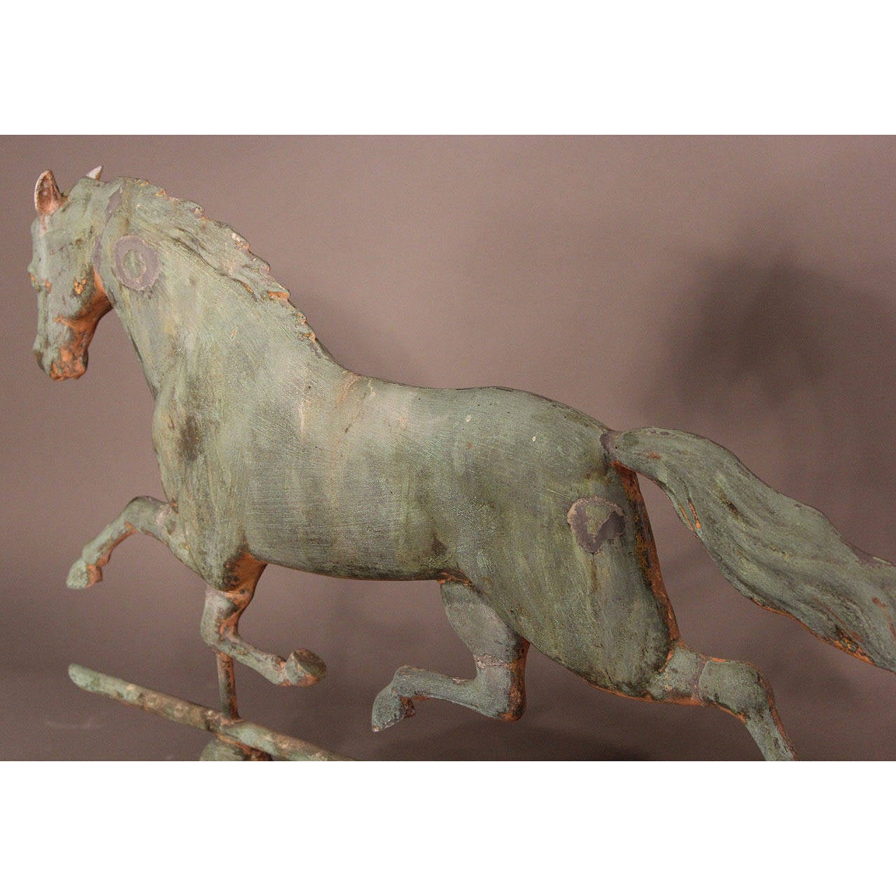 Copper Running Horse Weathervane