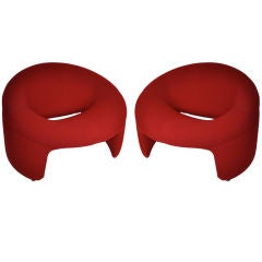 Pair of "Lip" Club Chairs - Pierre Paulin