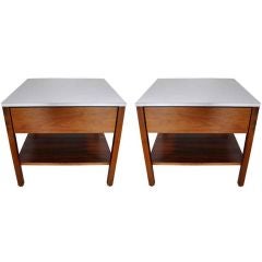 Pair of Bed Side Tables - Florence Knoll