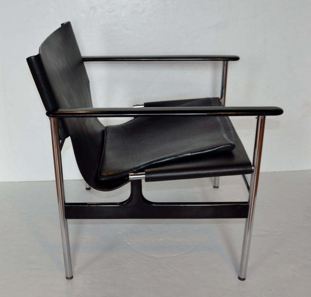 Leather Sling Chair - Charles Pollack 1