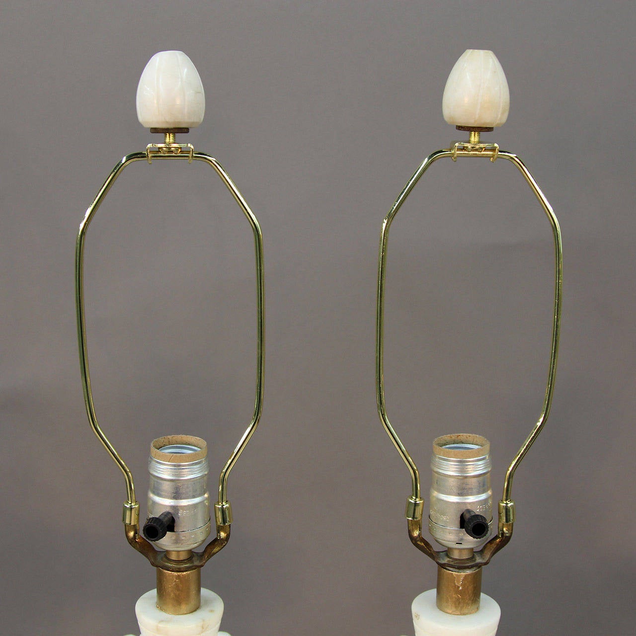 Pair of Italian Alabaster Lamps 2