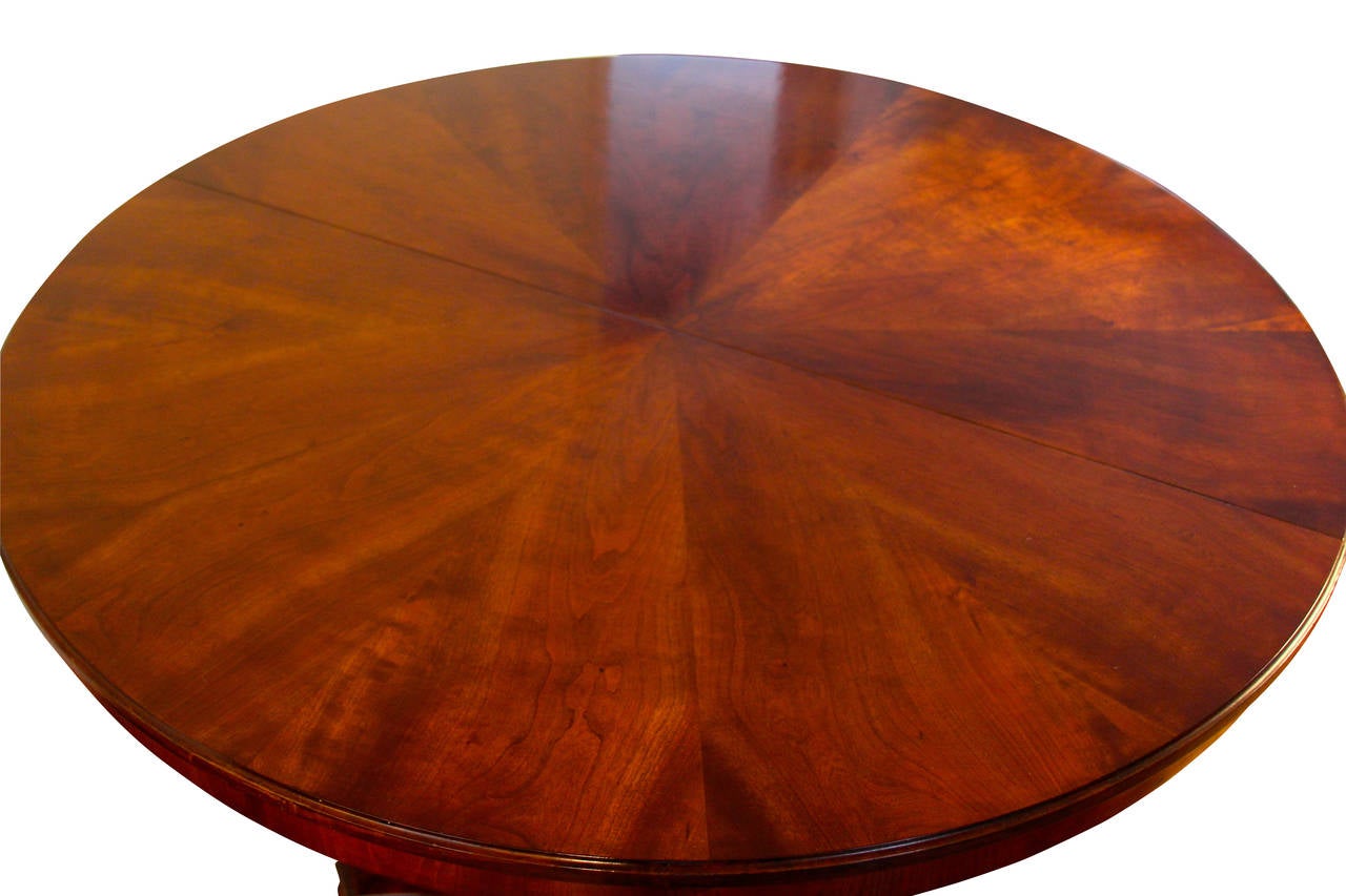 Center or Dining Table with Three Leaves For Sale 2
