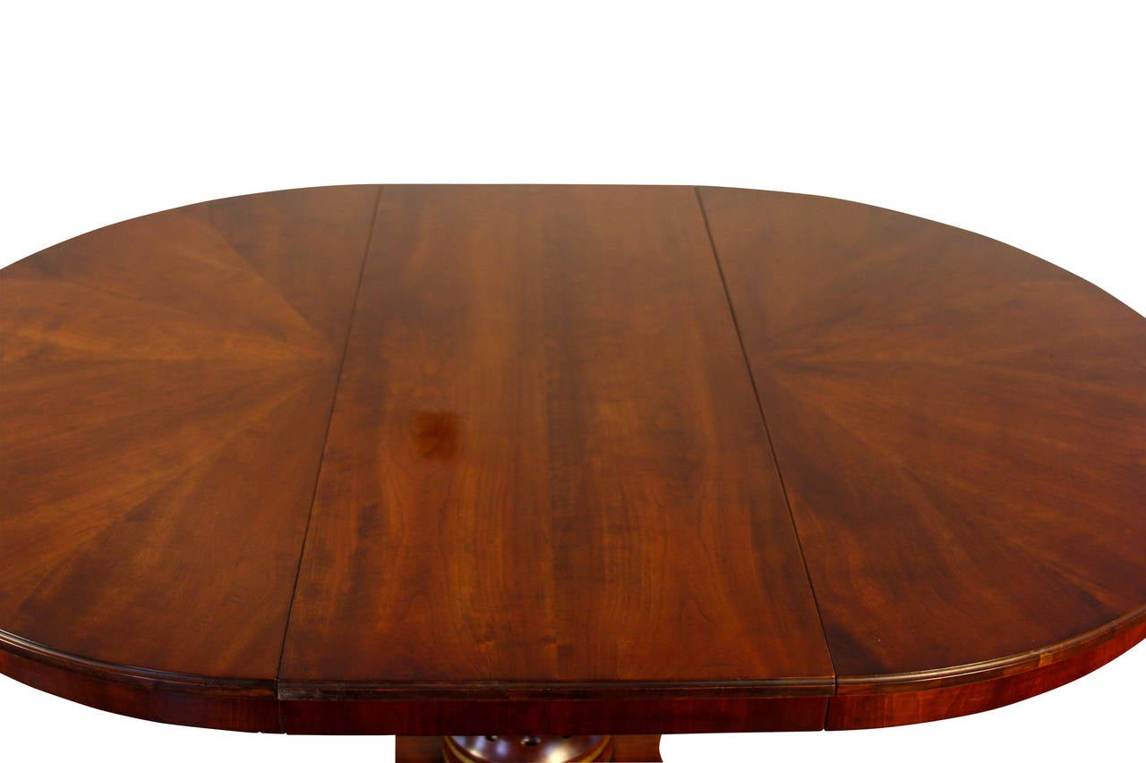 Center or Dining Table with Three Leaves For Sale 4