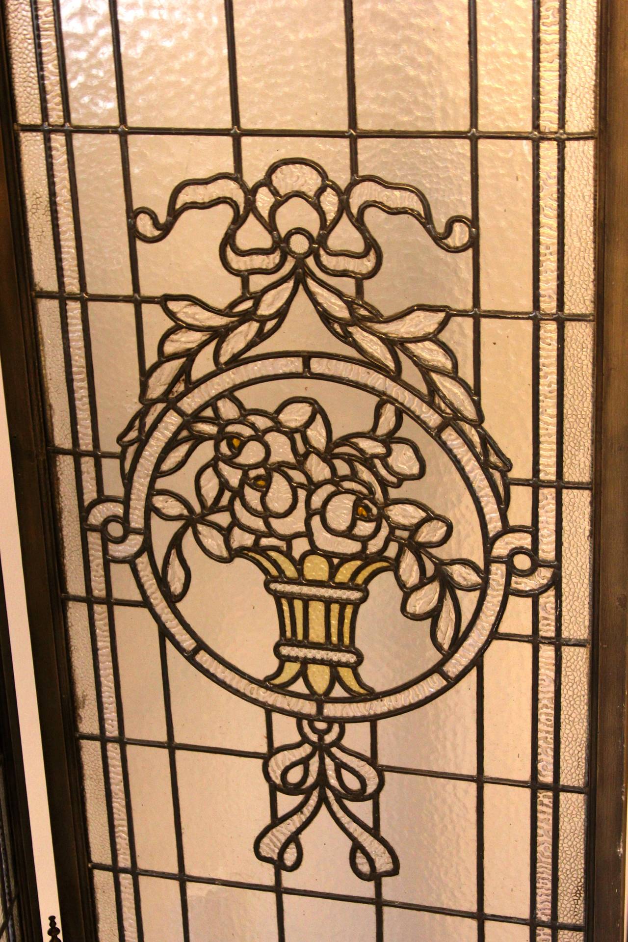 stained glass window screens