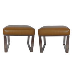 Pair of Stainless Stools
