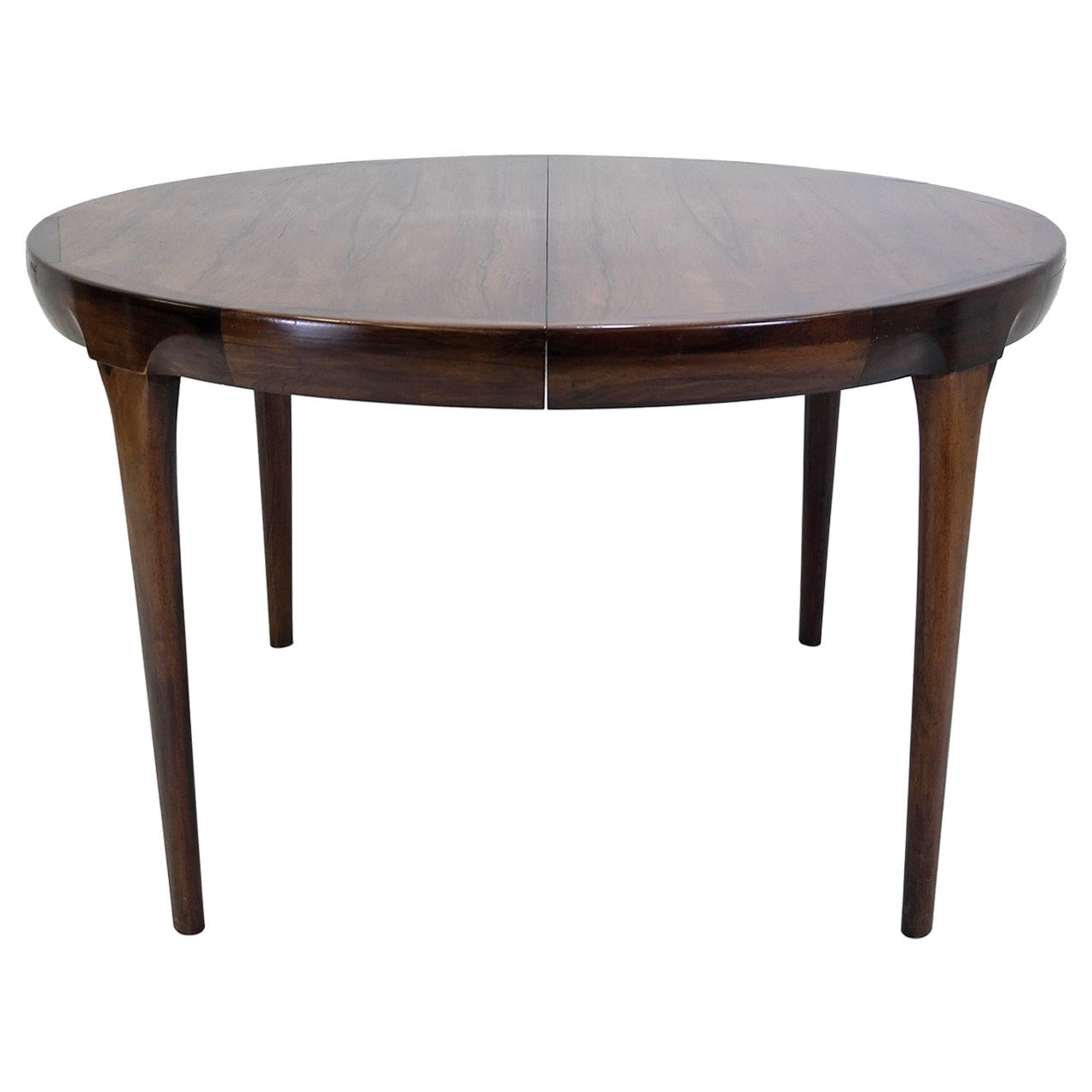 Danish Early 1960s Rosewood Dining Table by Ib Kofod-Larsen
