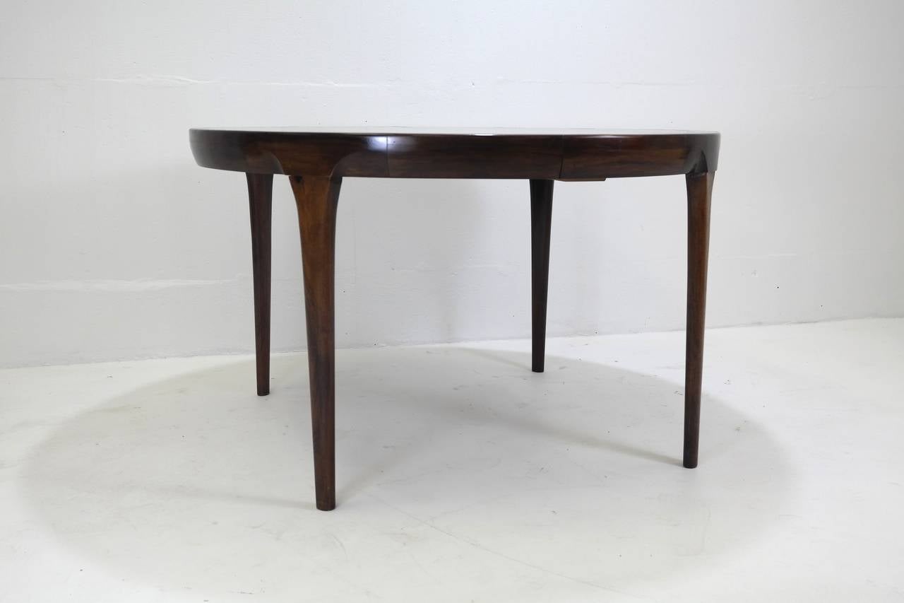 Danish Early 1960s Rosewood Dining Table by Ib Kofod-Larsen 1