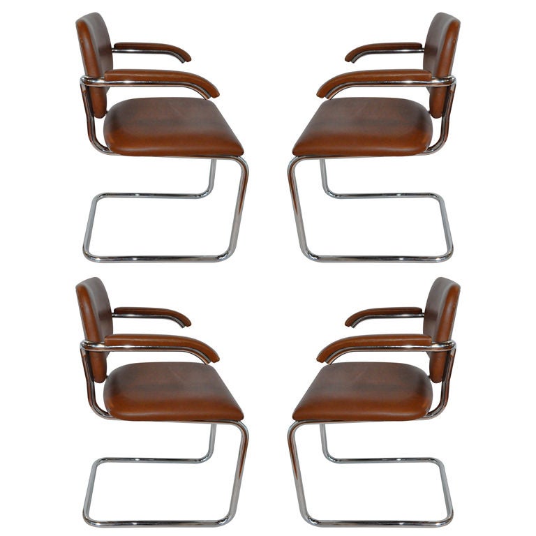 Four "Cesca" Dining Chairs - Marcel Breuer, KNOLL