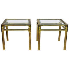 Solid Brass MasterCraft Side Tables