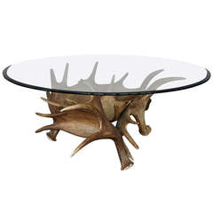 Moose Antler Coffee Table