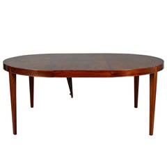 Danish Early 1960s Rosewood Dining Table by Ole Wanscher for Haslev