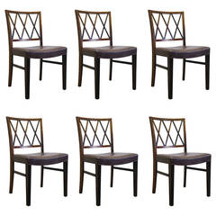 Ole Wanscher Rosewood Dining Chairs Set of Six