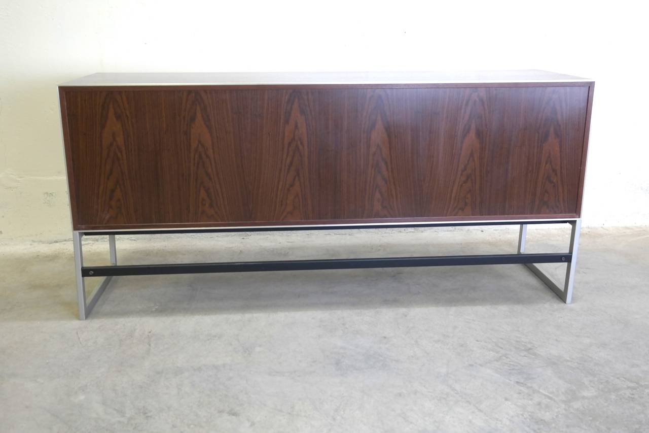 Danish Bang & Olufsen Credenza Stereo Cabinet in Rosewood