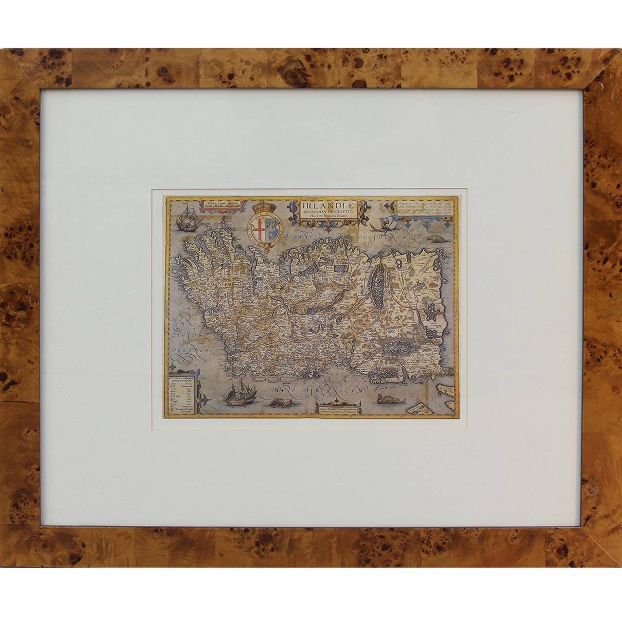 Grouping of Six Prints Featuring Antique Maps by Abraham Ortelius 3