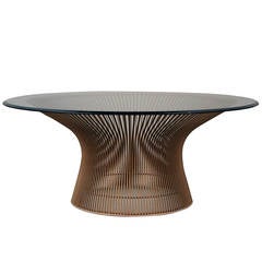 Warren Platner Original Bronze Coffee Table