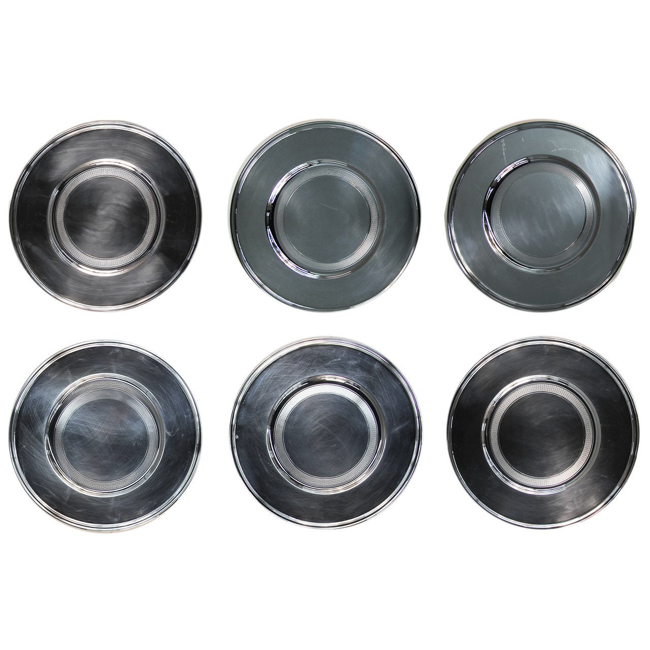 Set of Six Christofle Silver-Plated Under Plates