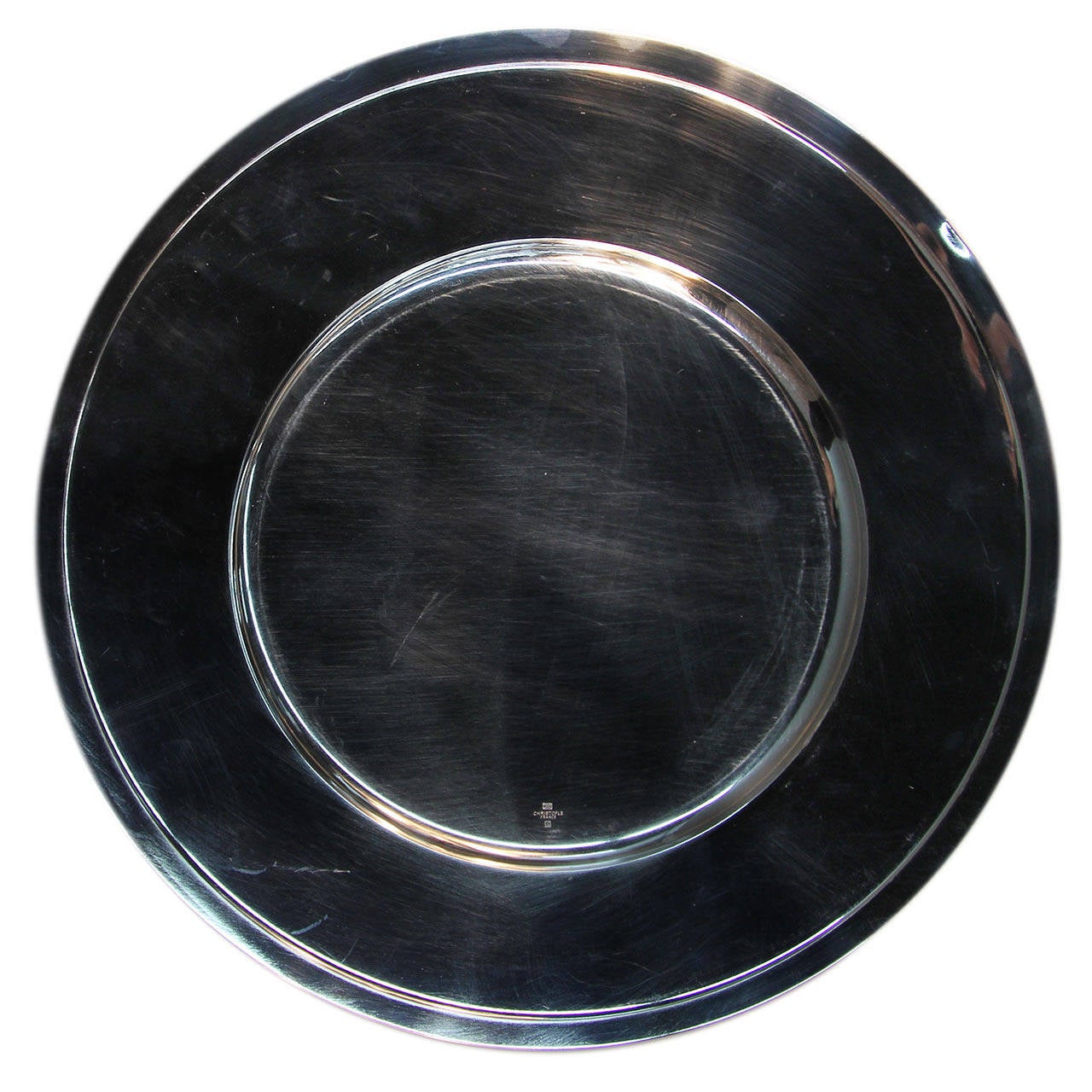 Set of Six Christofle Silver-Plated Under Plates 3