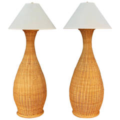 Wicker Floor Lamps 9