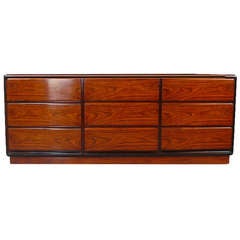 Nine Drawer Brouer Danish Rosewood Dresser