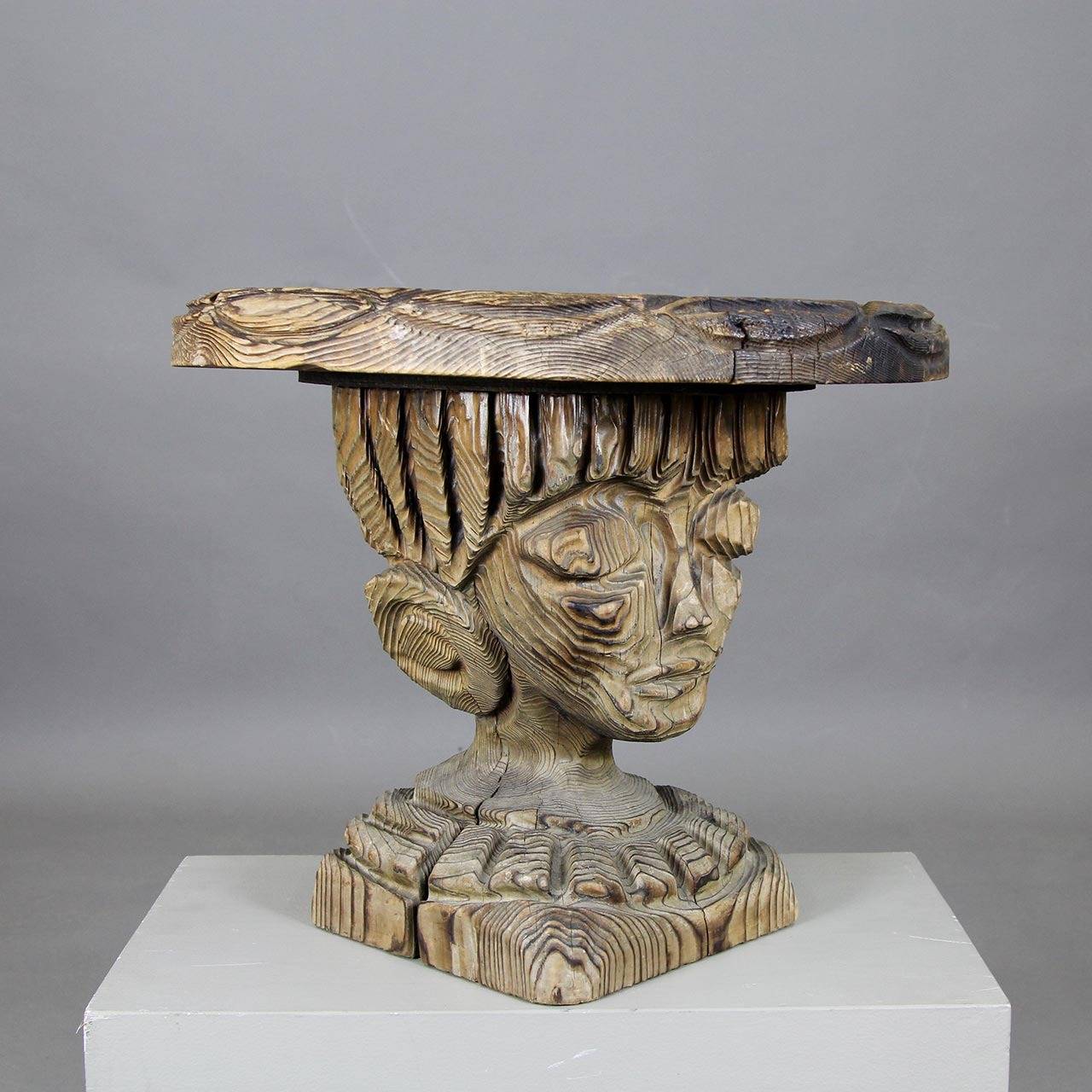 Late 20th Century Unique Sculptural Side Table