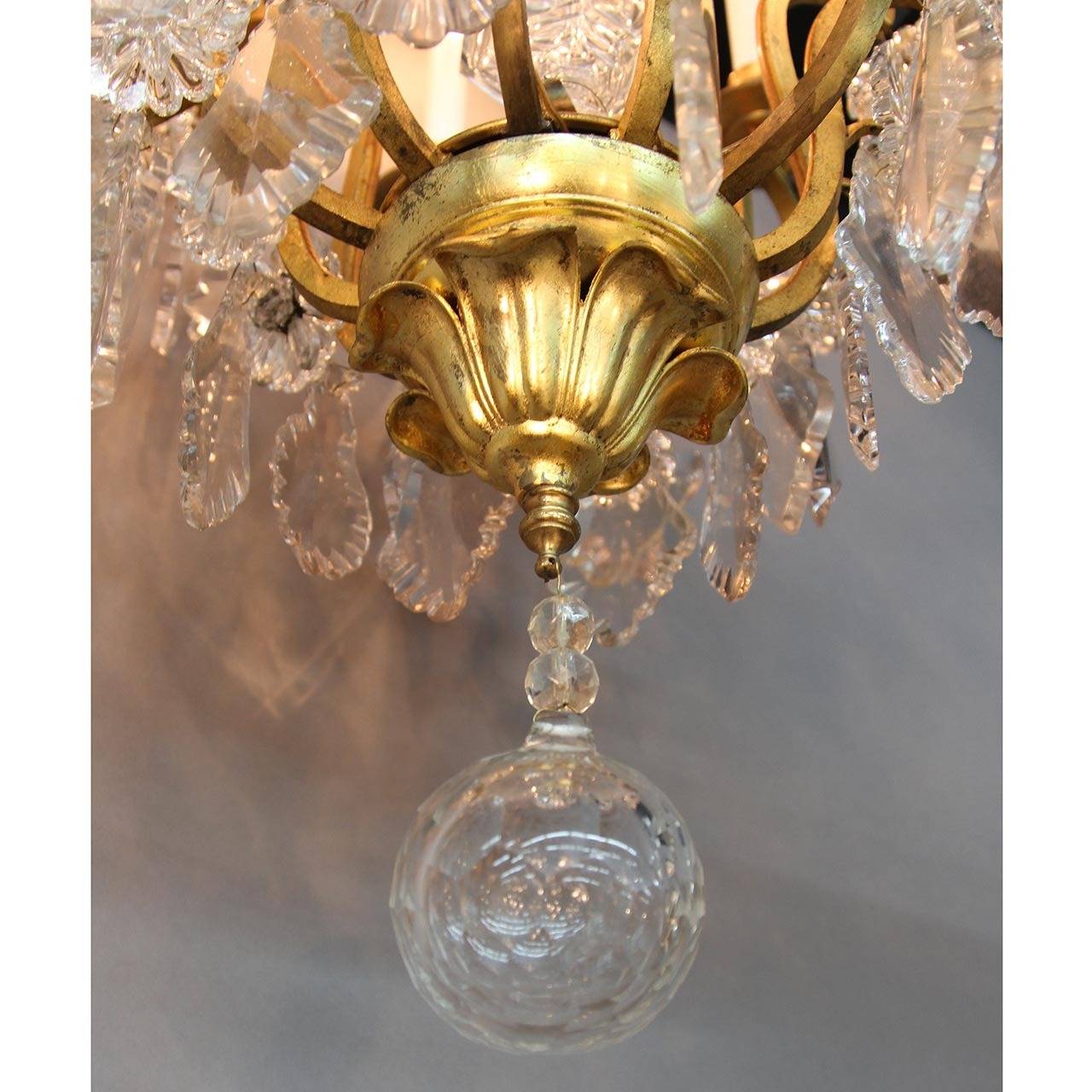 Mid-19th Century Gorgeous Louis XV French Chandelier For Sale