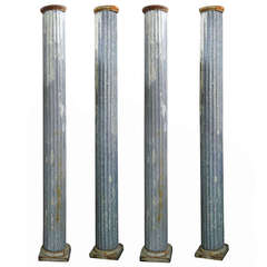 Set of Four, 8-Foot Architectural Columns