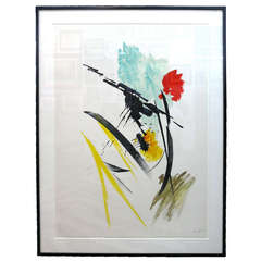 Pair of Aquatint etchings  by Jean Miotte