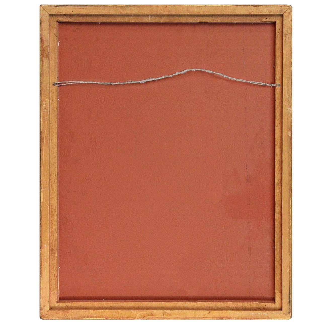 American Late Nouveau Style Gilt Mirror