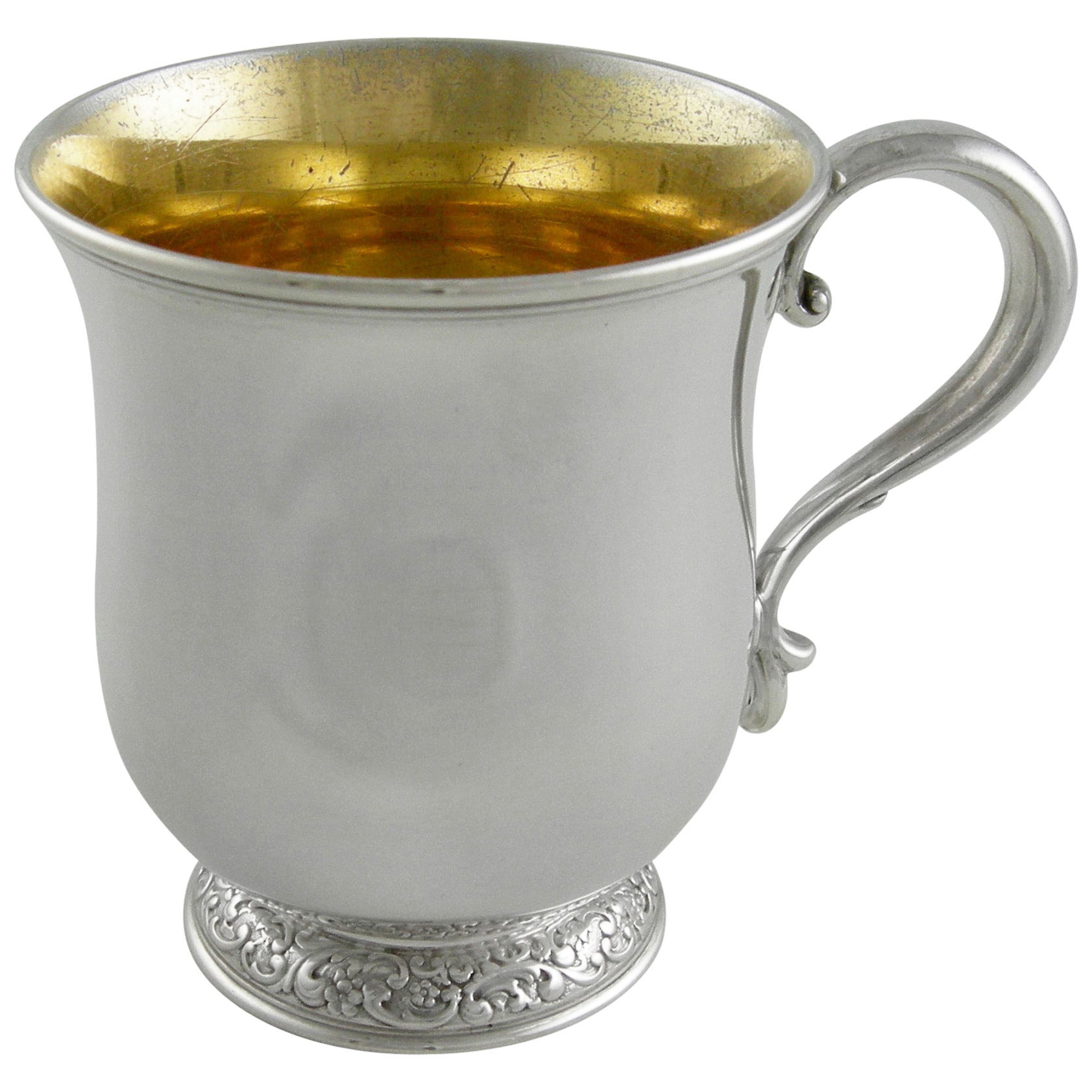 Tiffany & Co. Sterling Baby Cup For Sale