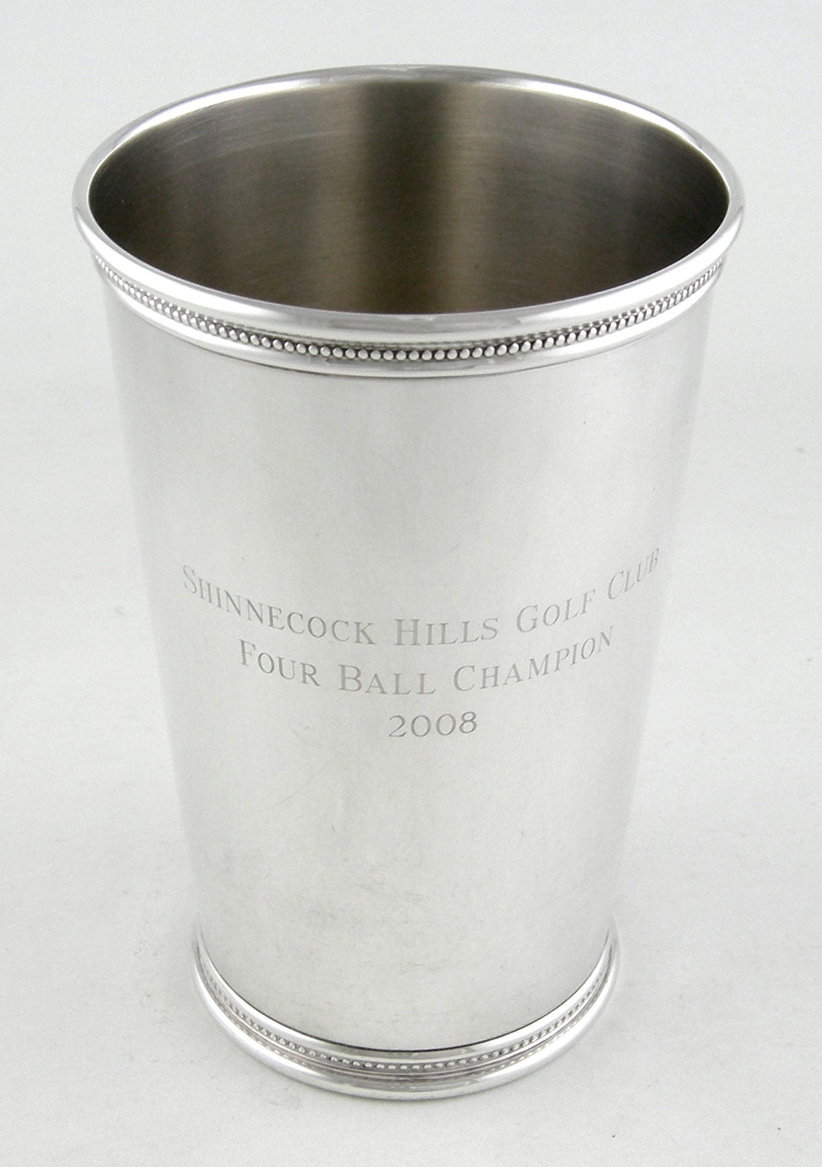 Tiffany & Co. Sterling julep/trophy cup.
Shinnecock Golf Club, long island.

The favorite site for the US open.