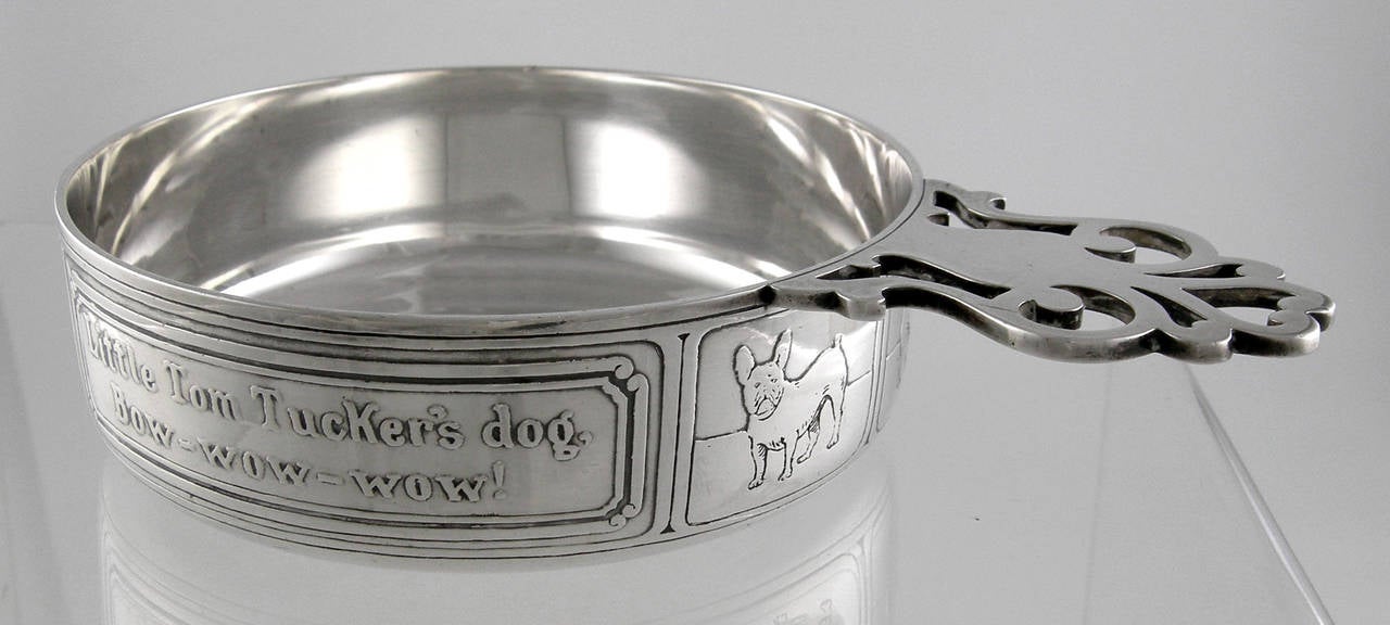 Victorian Tiffany & Co. Sterling Porringer For Sale