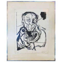 Alexander Rutsch Portrait of Picasso 