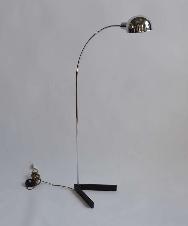 American Reading Lamp in Chrome by Casella, circa 1970s For Sale