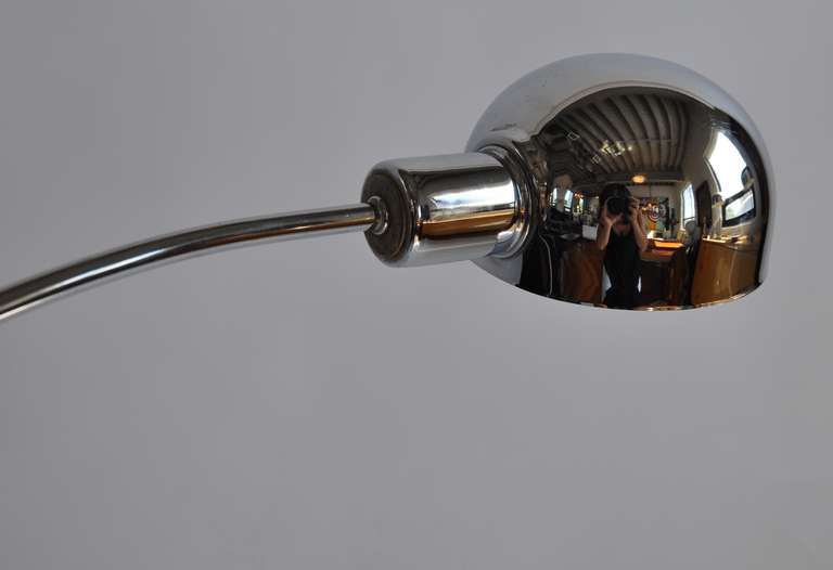 Reading Lamp in Chrome by Casella, circa 1970s For Sale 1