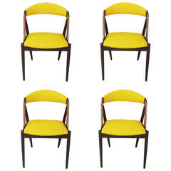 Set of Four Kai Kristiansen Dining Chairs Model 31