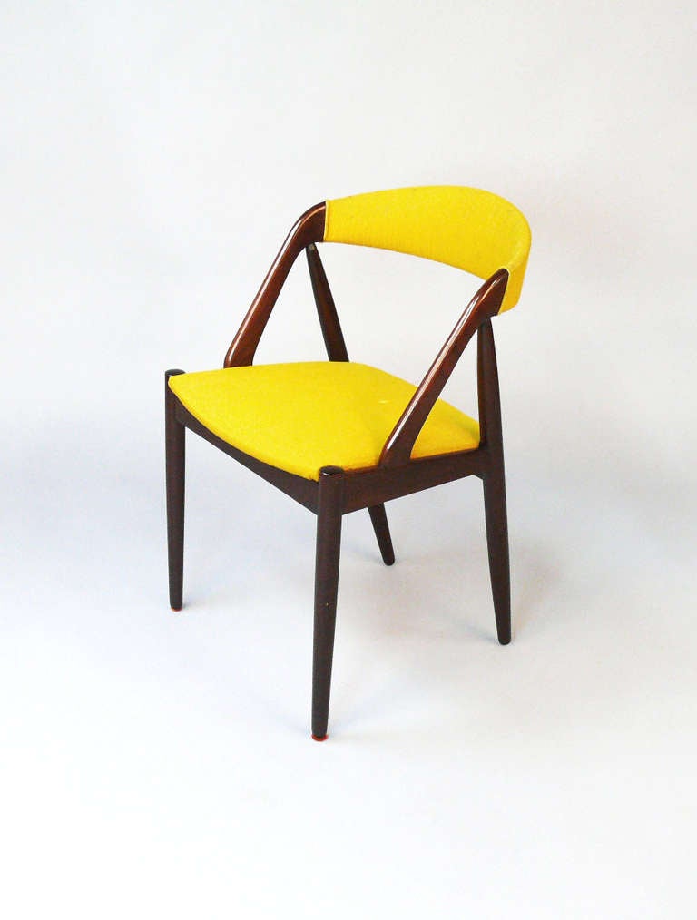 Danish Set of Four Kai Kristiansen Dining Chairs Model 31
