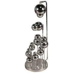 Space Age Chrome Eyeball Lamp in the Style of Robert Sonneman 11