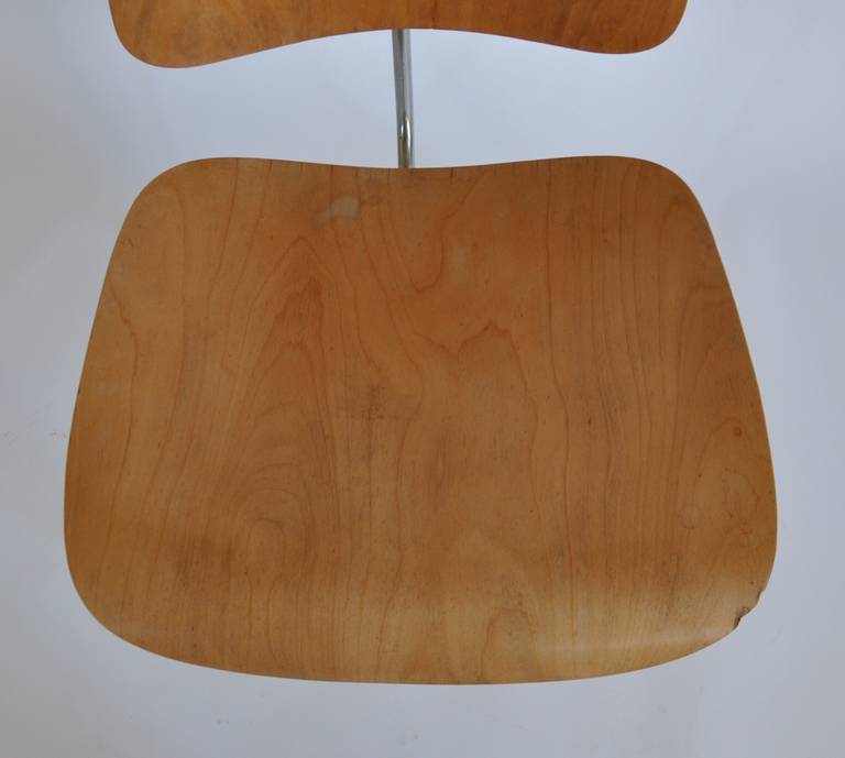 Mid-20th Century Two Early DCM Chairs by Eames