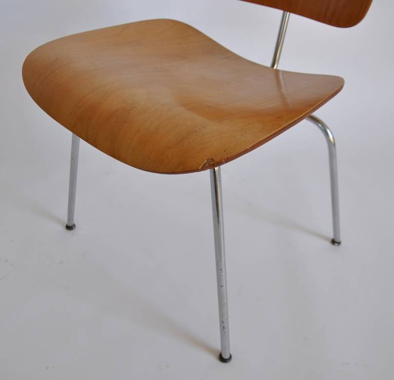 Two Early DCM Chairs by Eames 1