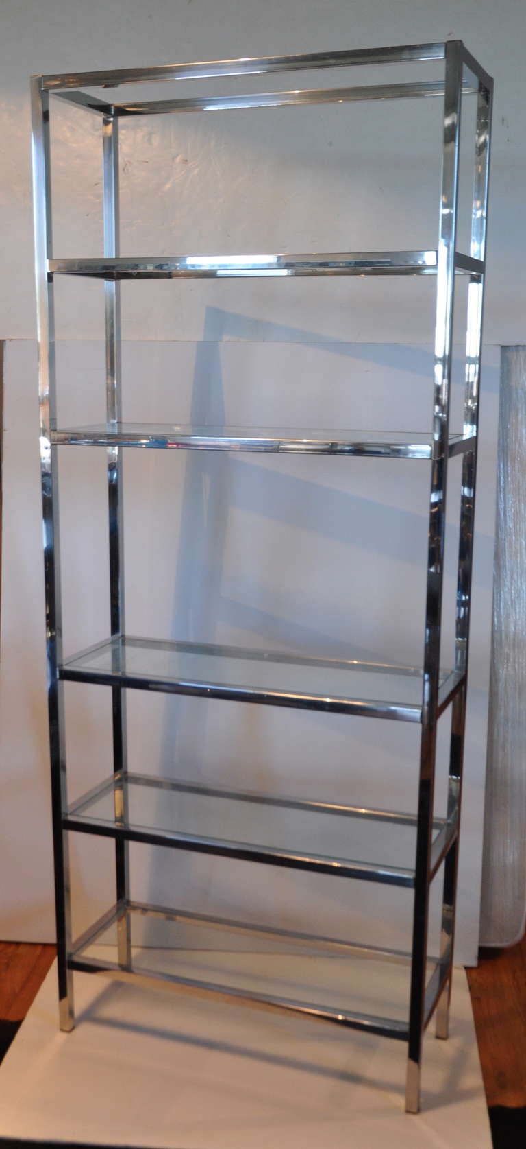 Chrome Etagere In Excellent Condition In Bridport, CT