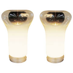 Pair of Artemide Saffo Lamps by Angelo Mangiarotti