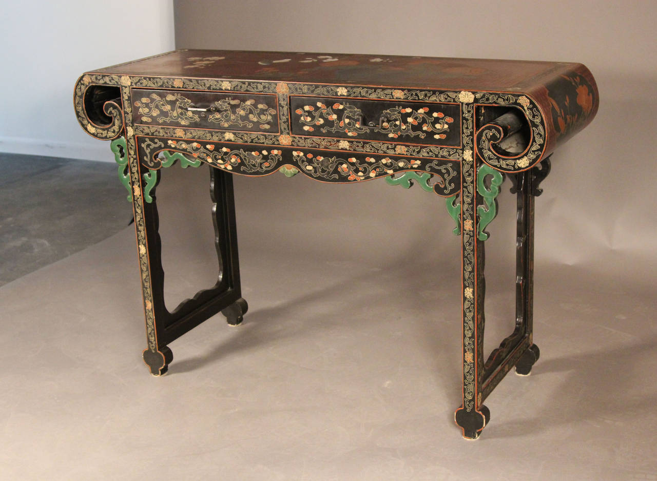 Chinese Lacquer Altar Table In Good Condition In Norwalk, CT