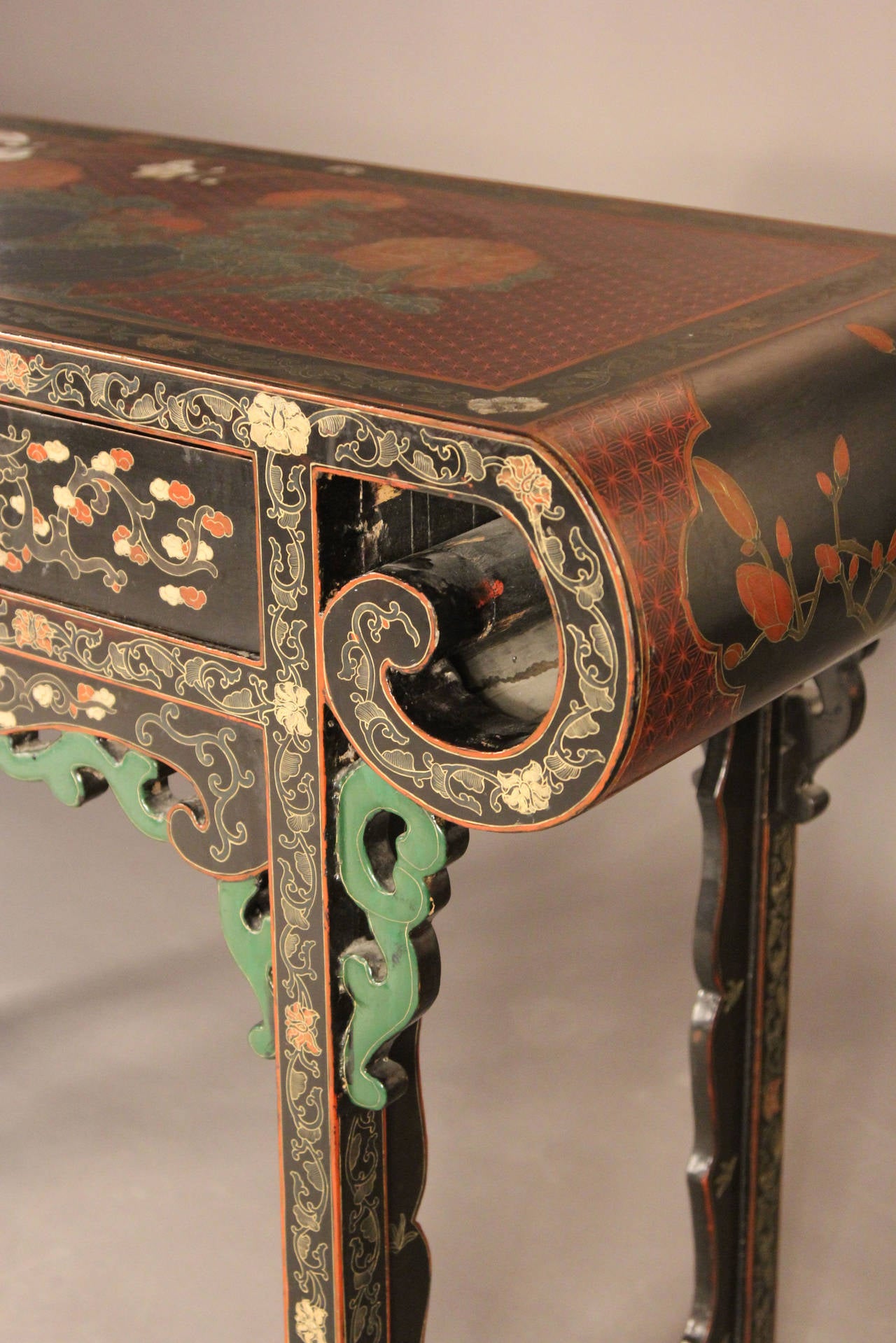 Chinese Lacquer Altar Table For Sale 2