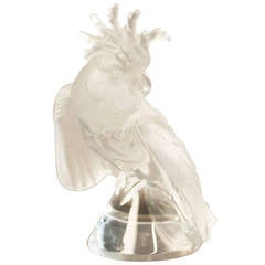 Lalique Crystal Cockatoo