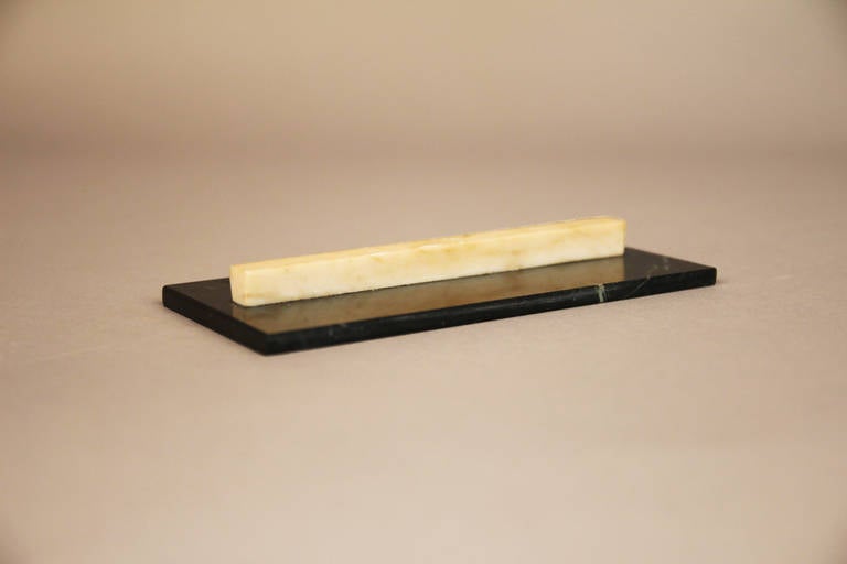 Art Deco Marble Lidded Box In Good Condition In Bridport, CT