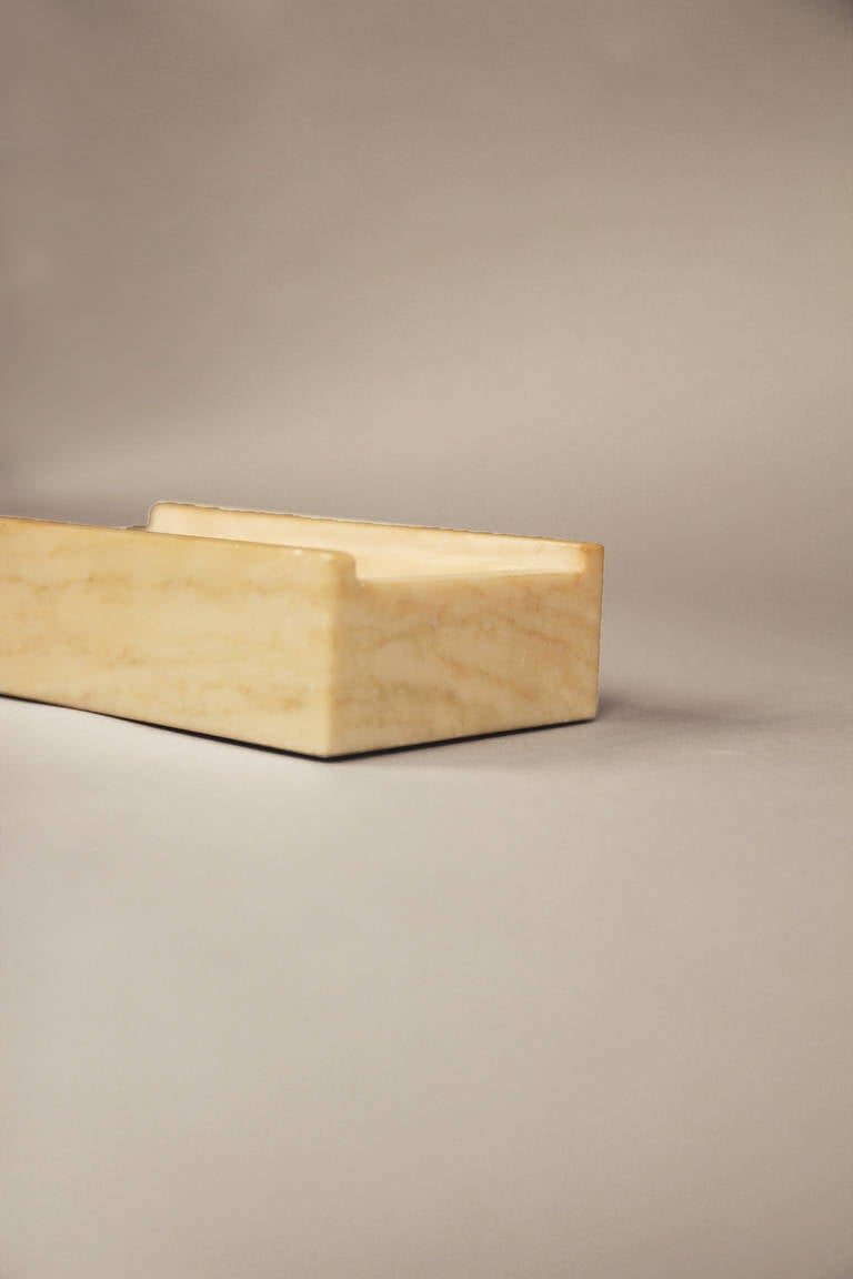 Art Deco Marble Lidded Box 2