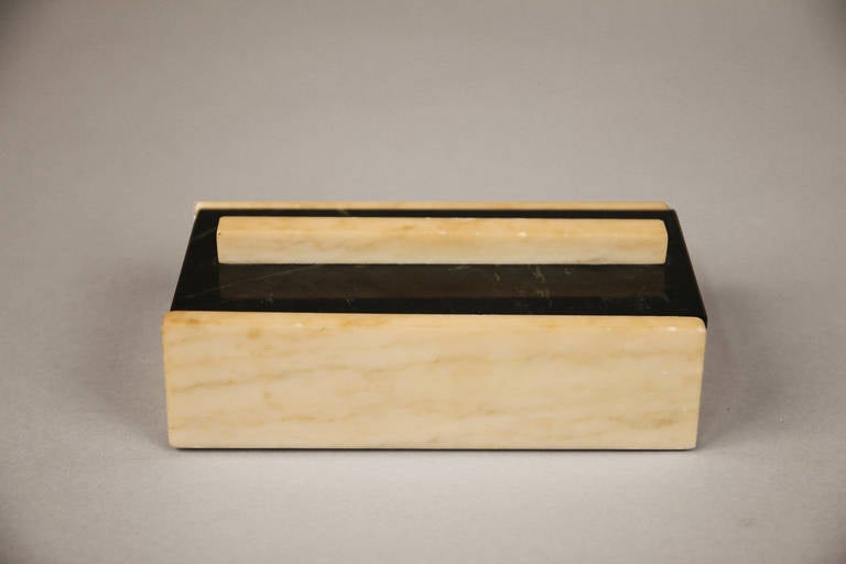 Art Deco Marble Lidded Box 5