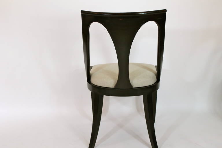 Mid-20th Century Set of Six Empire Style Dining Chairs by Kindel